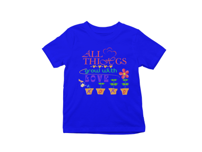 "ALL THING GROW WITH LOVE" CUSTOM GRAPHIC DESIGN