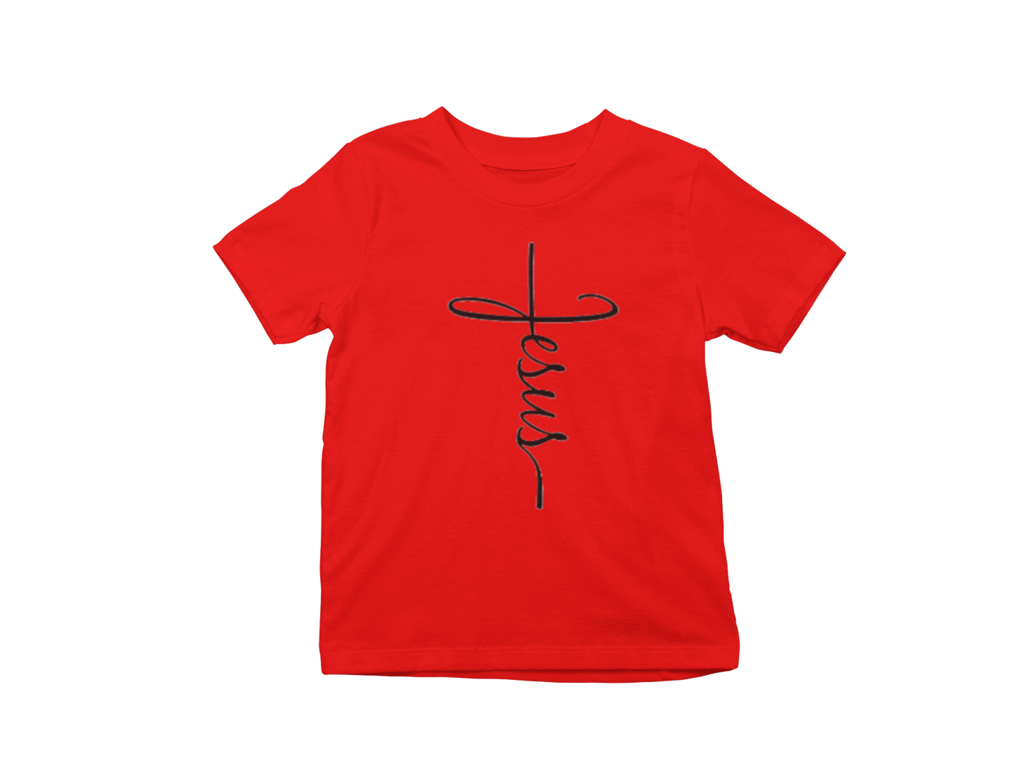 "JESUS" CROSS GRAPHIC PRINT