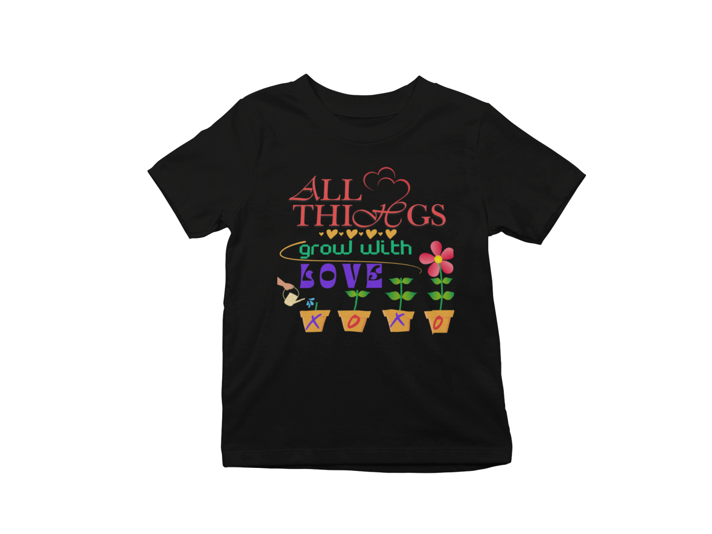 "ALL THING GROW WITH LOVE" CUSTOM GRAPHIC DESIGN