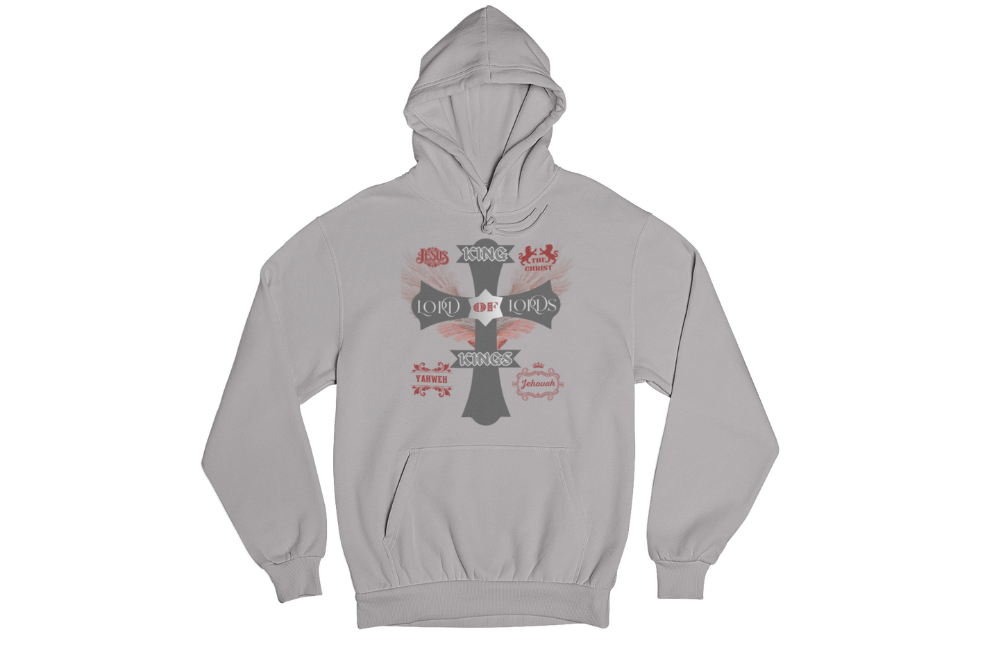 "KING OF KINGS LORD OF LORDS CROSS" SIGNATURE CUSTOM HOODIE