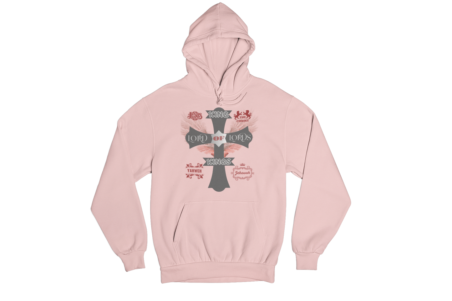 "KING OF KINGS LORD OF LORDS CROSS" SIGNATURE CUSTOM HOODIE