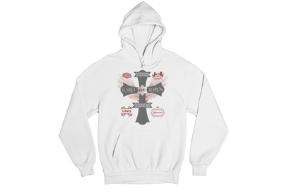 "KING OF KINGS LORD OF LORDS CROSS" SIGNATURE CUSTOM HOODIE