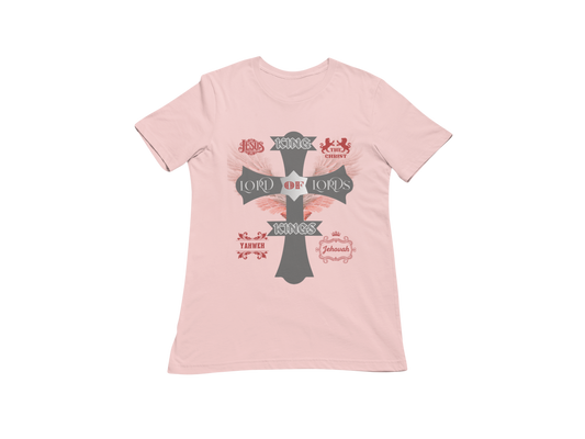 "KING OF KINGS LORD OF LORDS CROSS" SIGNATURE CUSTOM T-SHIRT