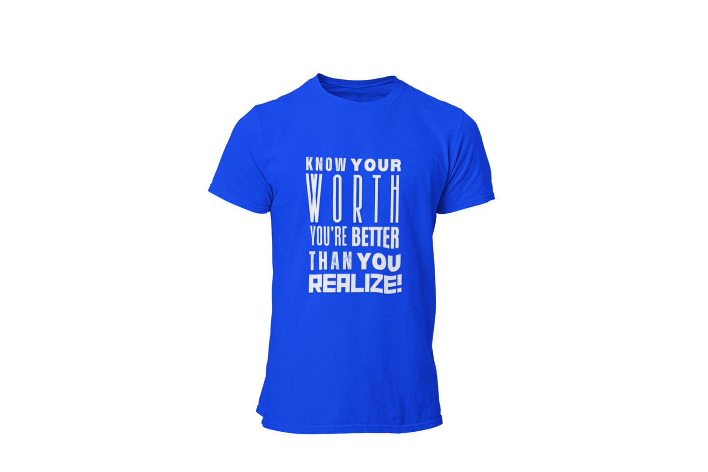 "KNOW YOUR WORTH" CUSTOM GRAPHIC T-SHIRT