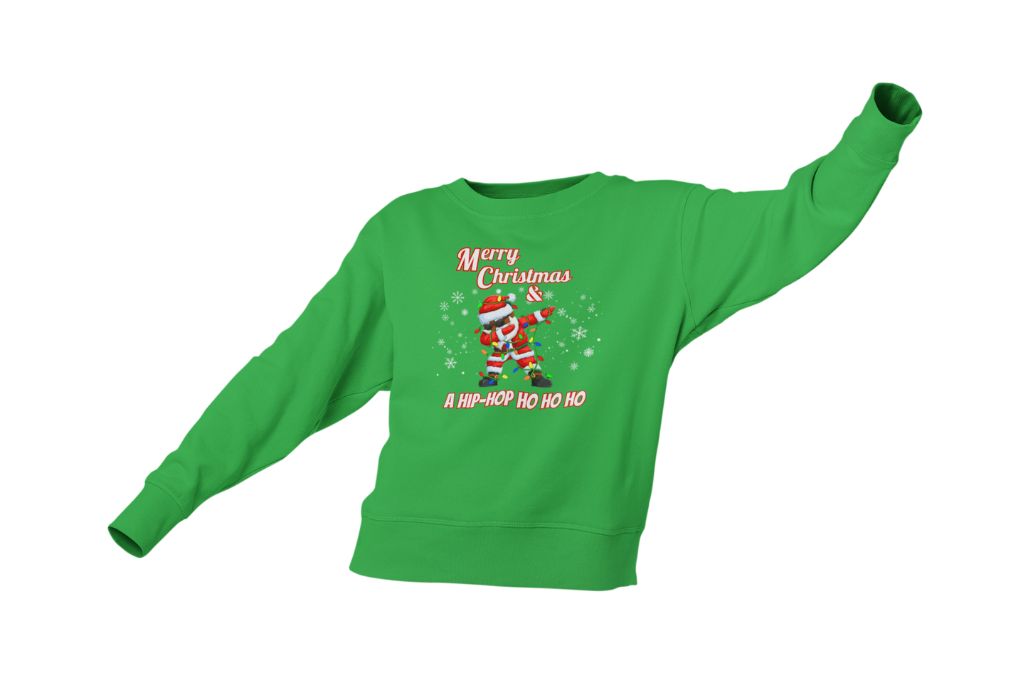 "MERRY CHRISTMAS & A HIP-HOP HO HO HO  SIGNATURE HOLIDAY KIDS DESIGN
