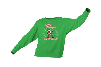 "MERRY CHRISTMAS & A HIP-HOP HO HO HO  SIGNATURE HOLIDAY KIDS DESIGN