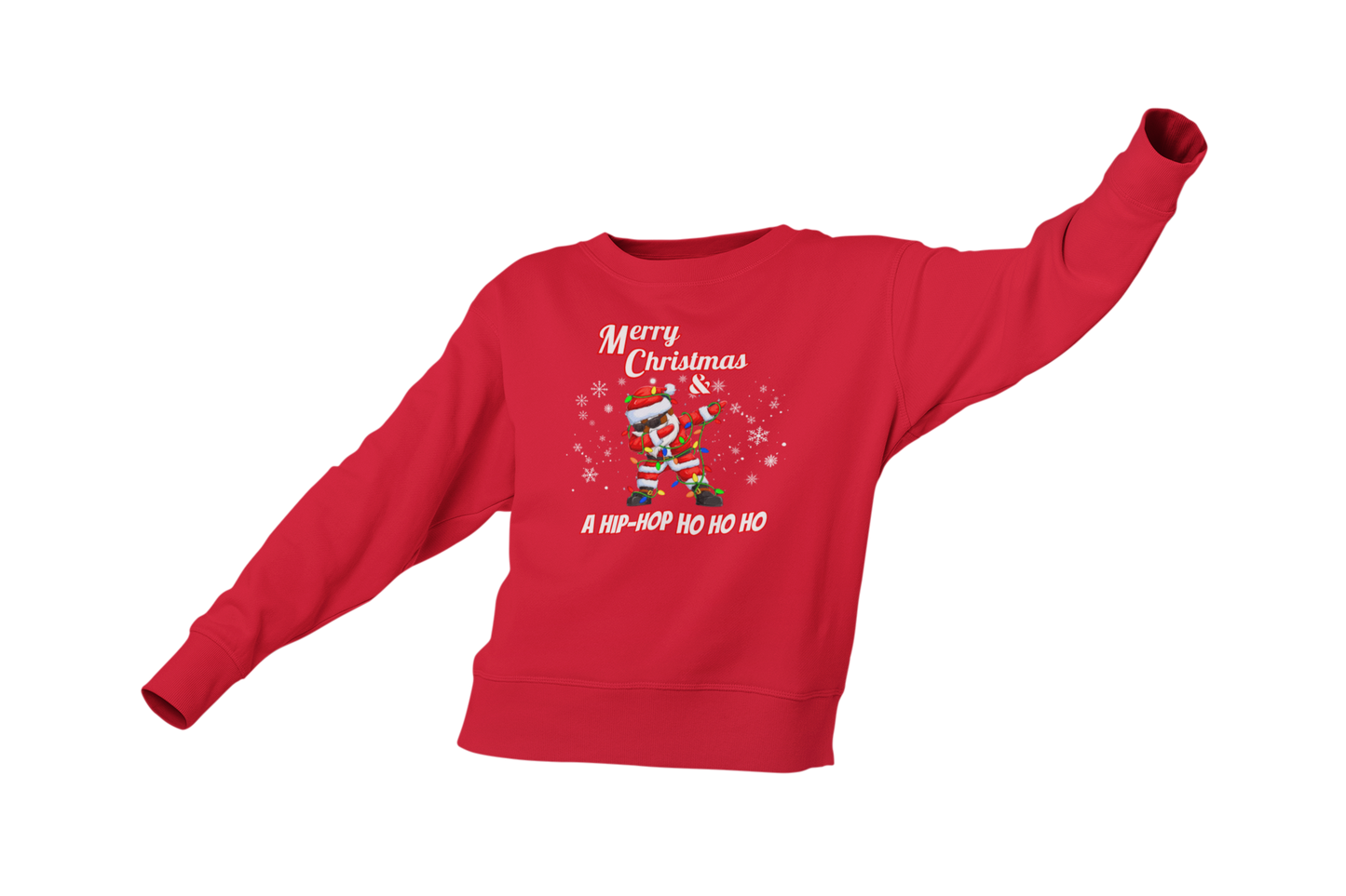 "MERRY CHRISTMAS & A HIP-HOP HO HO HO  SIGNATURE HOLIDAY KIDS DESIGN