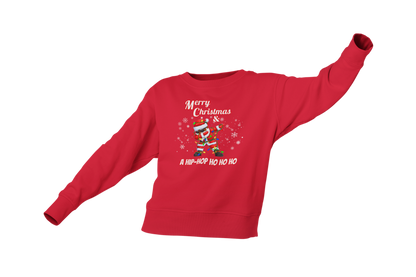 "MERRY CHRISTMAS & A HIP-HOP HO HO HO  SIGNATURE HOLIDAY KIDS DESIGN