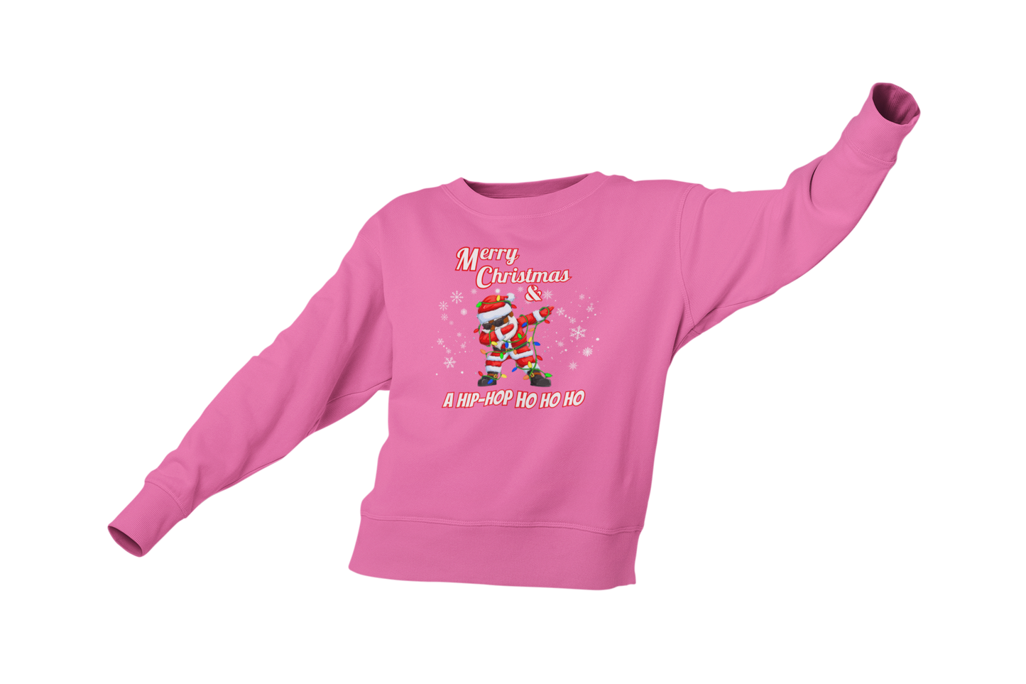 "MERRY CHRISTMAS & A HIP-HOP HO HO HO  SIGNATURE HOLIDAY KIDS DESIGN