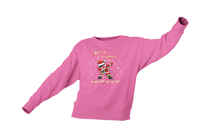 "MERRY CHRISTMAS & A HIP-HOP HO HO HO  SIGNATURE HOLIDAY KIDS DESIGN