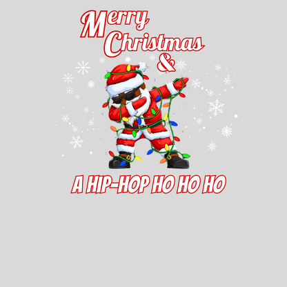 "MERRY CHRISTMAS & A HIP-HOP HO HO HO  SIGNATURE HOLIDAY KIDS DESIGN
