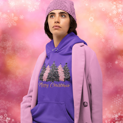 "MERRY CHRISTMAS YES PINK AND BLACK " SIGNATURE HOLIDAY DESIGN