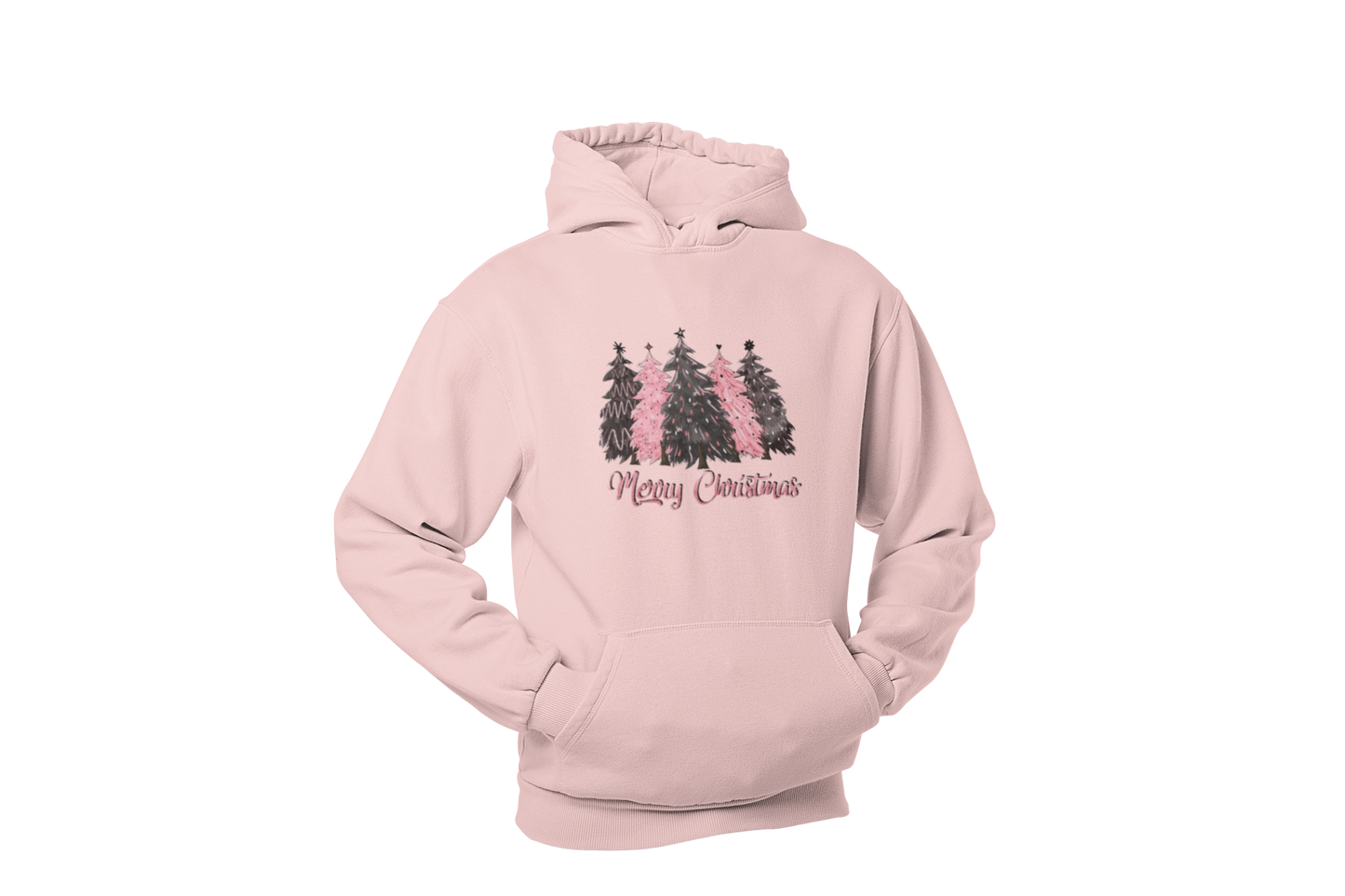 "MERRY CHRISTMAS YES PINK AND BLACK " SIGNATURE HOLIDAY DESIGN