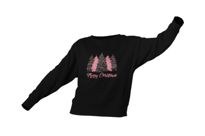 "MERRY CHRISTMAS YES PINK AND BLACK " SIGNATURE HOLIDAY DESIGN