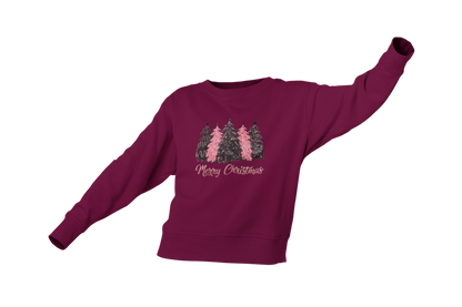 "MERRY CHRISTMAS YES PINK AND BLACK " SIGNATURE HOLIDAY DESIGN