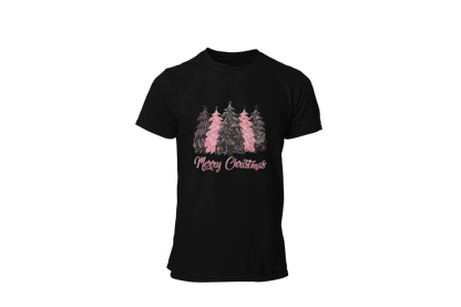 "MERRY CHRISTMAS YES PINK AND BLACK " SIGNATURE HOLIDAY DESIGN