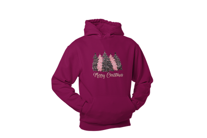 "MERRY CHRISTMAS YES PINK AND BLACK " SIGNATURE HOLIDAY DESIGN