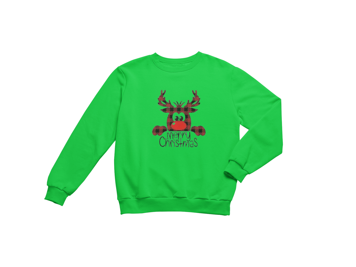 MERRY CHRISTMAS - RED NOSE RENDEER" SIGNATURE HOLIDAY DESIGN