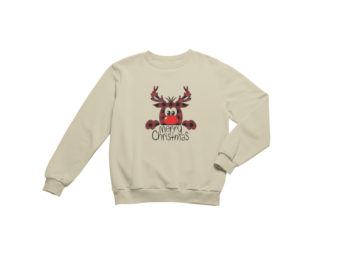 MERRY CHRISTMAS - RED NOSE RENDEER" SIGNATURE HOLIDAY DESIGN