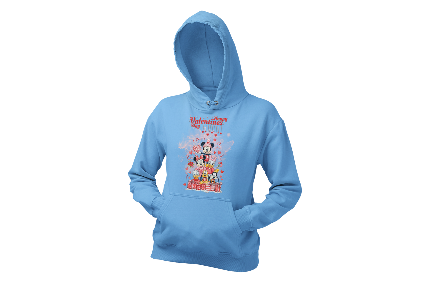 " MICKEY & THE GANG - HAPPY VALENTINE DAY " - VALENTINE'S GRAPHIC DESIGN