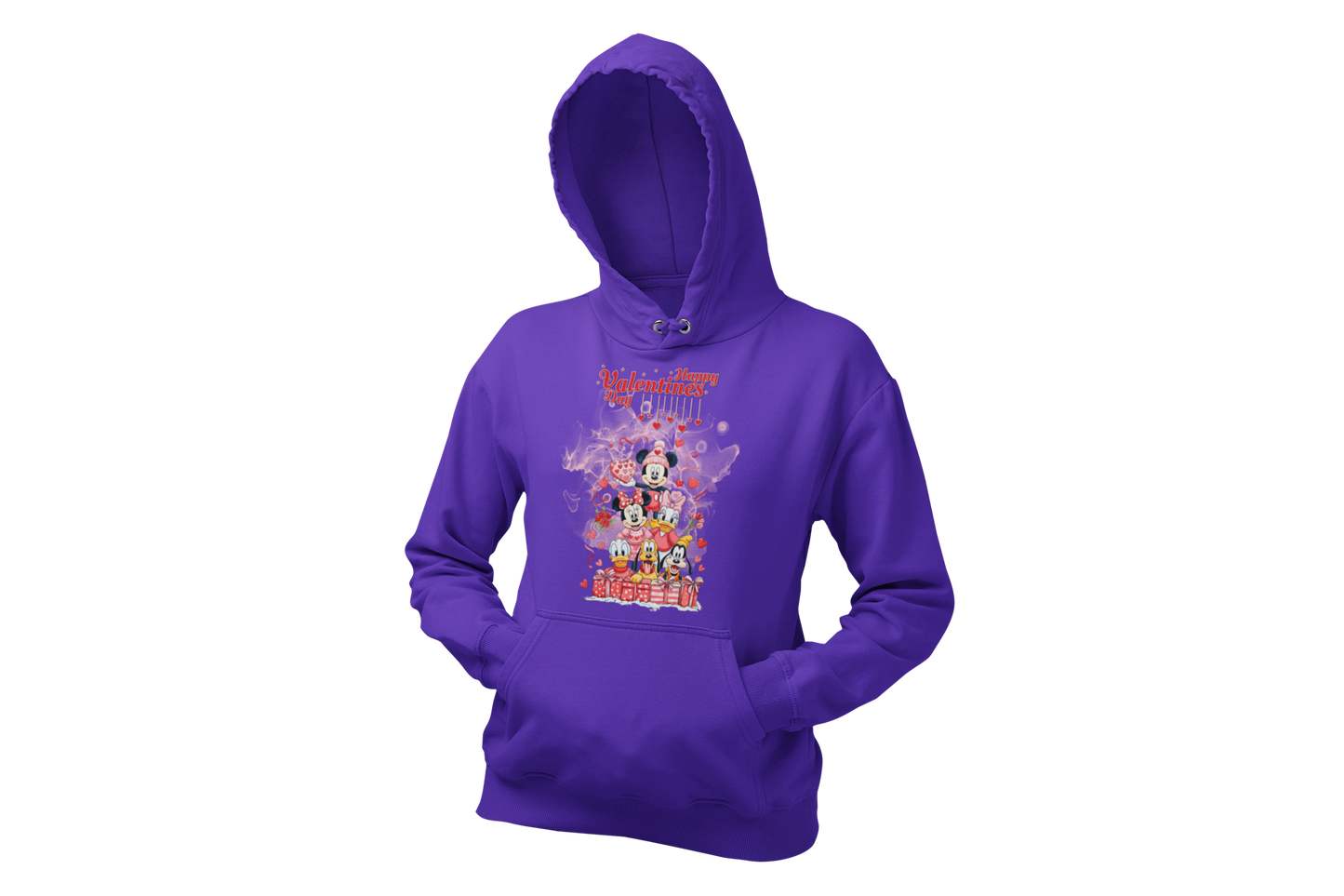 " MICKEY & THE GANG - HAPPY VALENTINE DAY " - VALENTINE'S GRAPHIC DESIGN