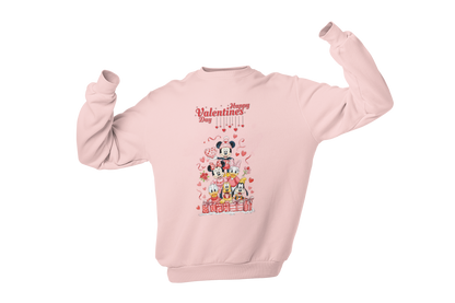 " MICKEY & THE GANG - HAPPY VALENTINE DAY " - VALENTINE'S GRAPHIC DESIGN