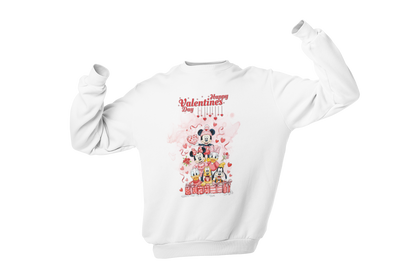 " MICKEY & THE GANG - HAPPY VALENTINE DAY " - VALENTINE'S GRAPHIC DESIGN