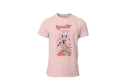 " MICKEY & THE GANG - HAPPY VALENTINE DAY " - VALENTINE'S GRAPHIC DESIGN