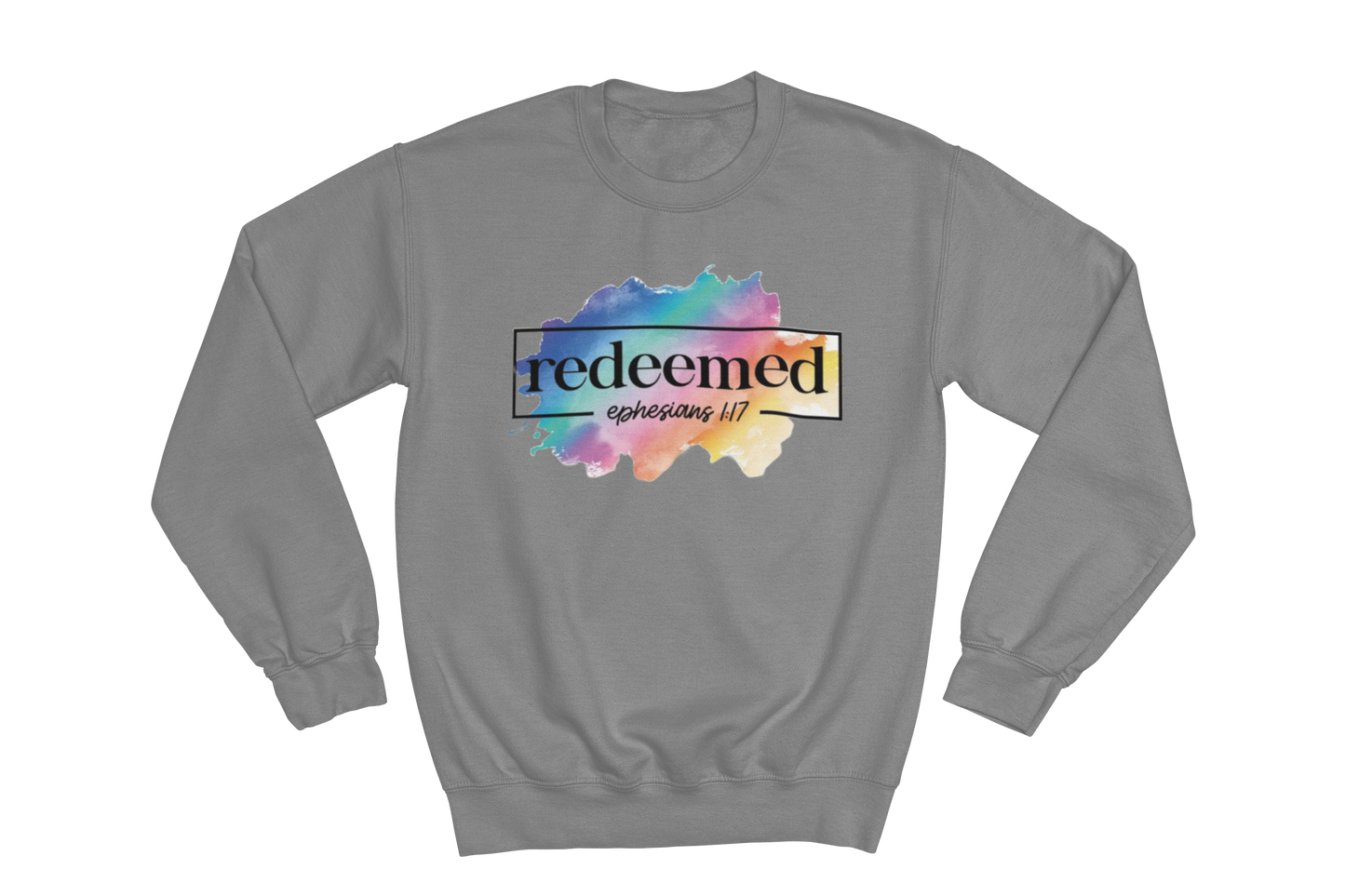 "REDEEMED" EPHESIANS 1:17 GRAPHIC PRINT