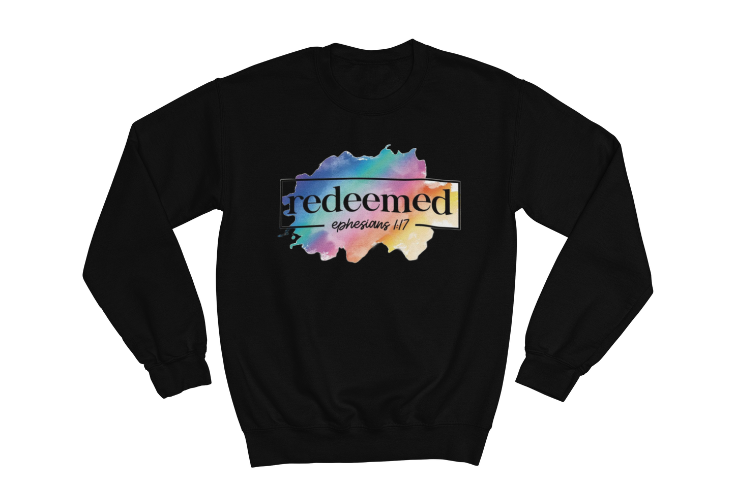 "REDEEMED" EPHESIANS 1:17 GRAPHIC PRINT