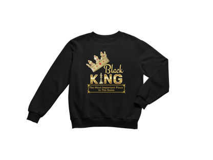 "BLACK KING -  THE MOST IMPORTANT PIECE IN THE GAME" CUSTOM DESIGN