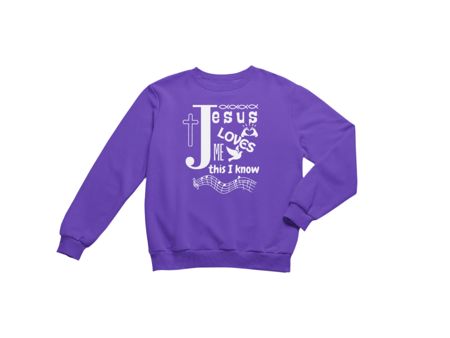 "JESUS LOVES ME THIS I KNOW" CUSTOM GRAPHIC