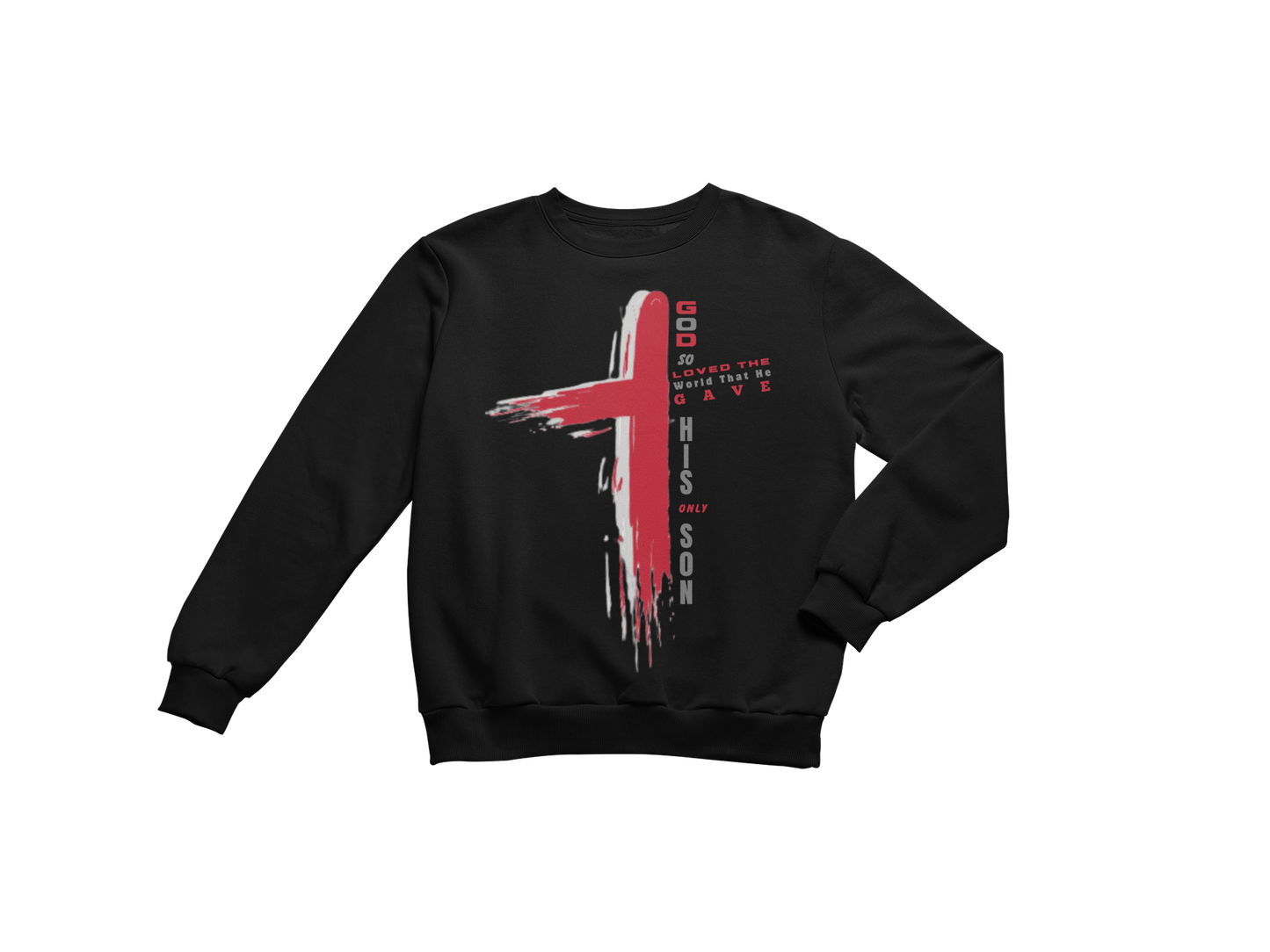 "GOD SO LOVED CROSS" CUSTOM GRAPHIC DESIGN