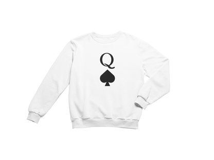 "Q~ SPADE" GRAPHIC PRINT