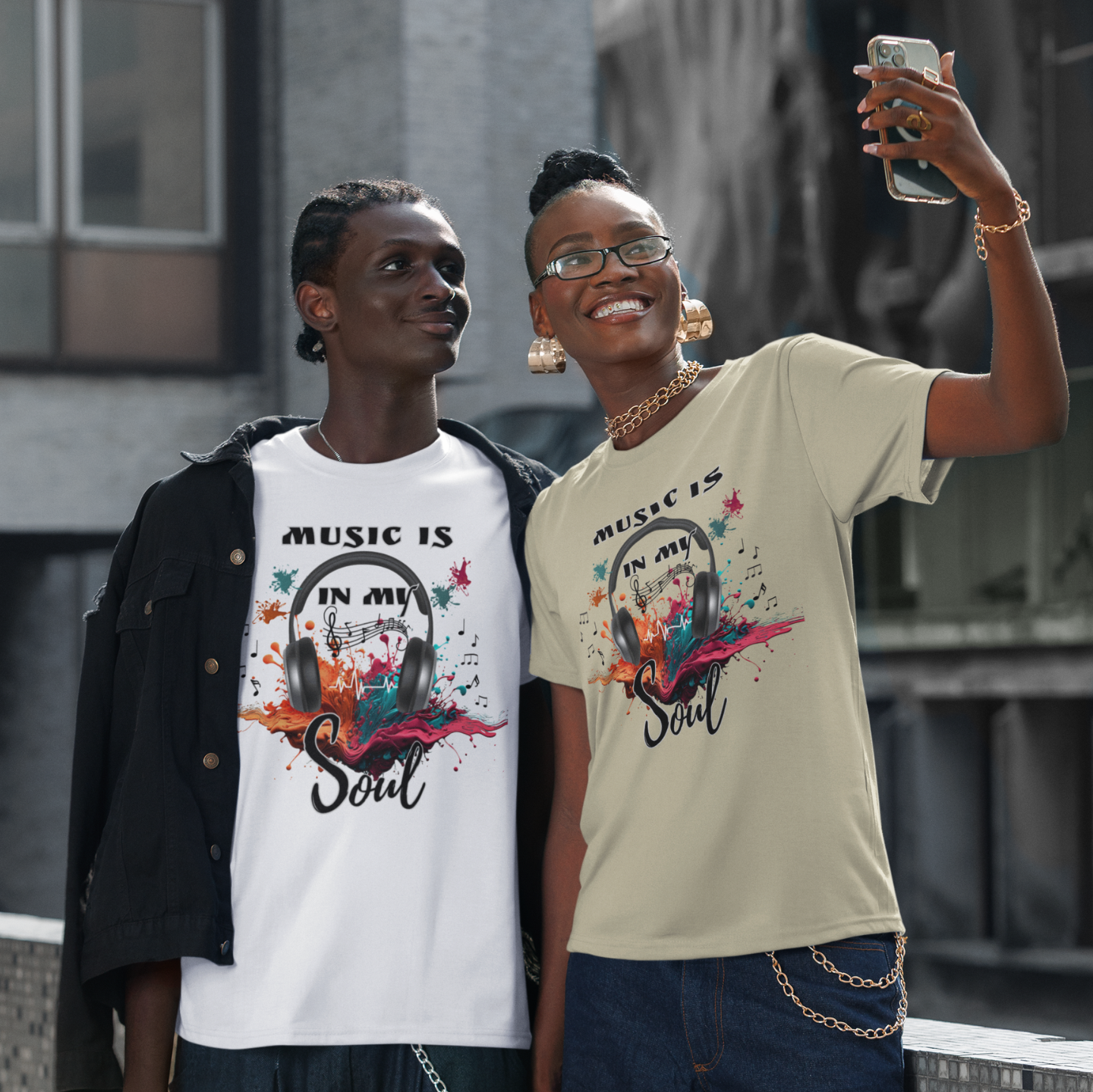 "MUSIC IS IN MY SOUL" CUSTOM DESIGN