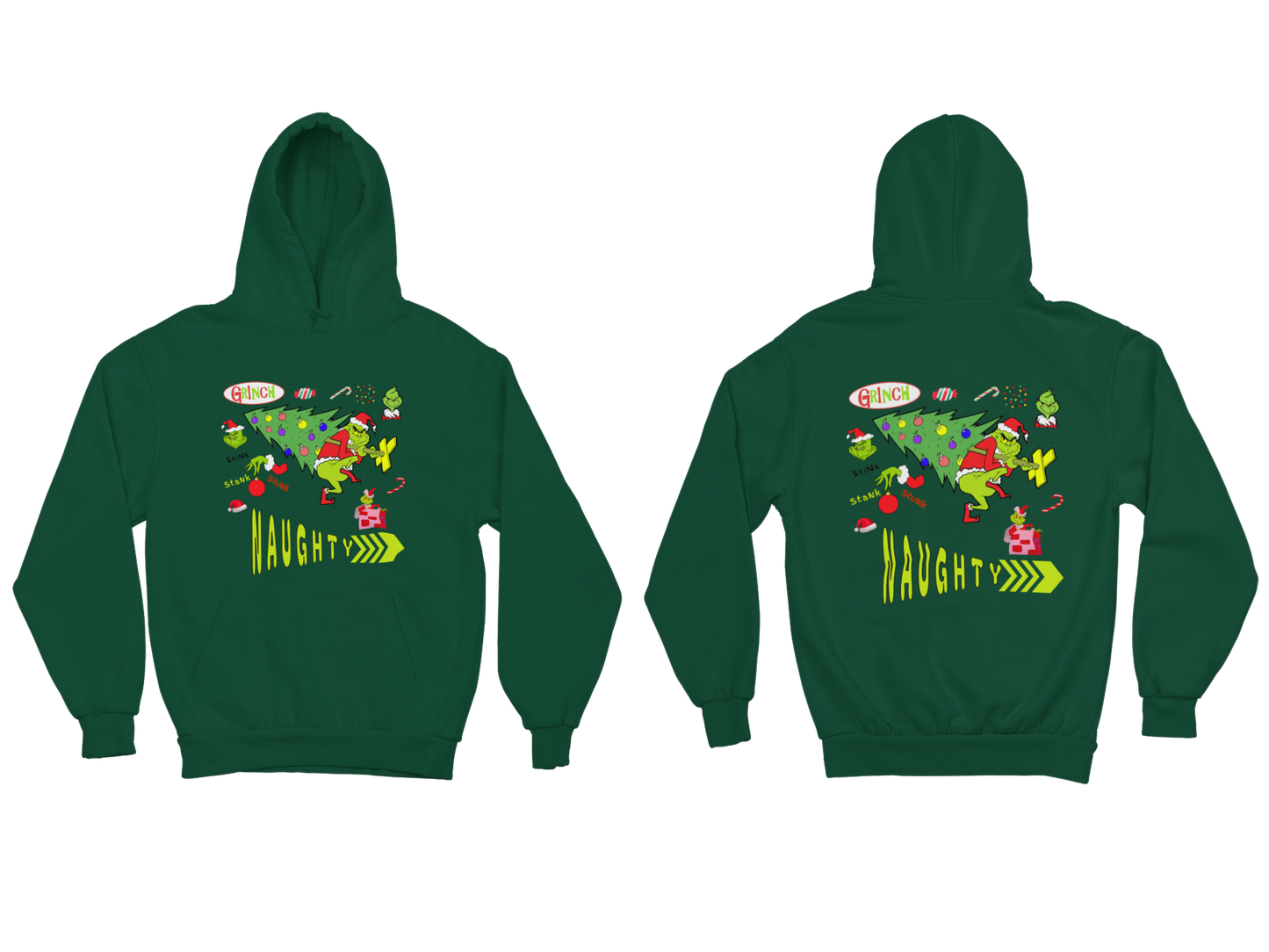 "NAUGHTY OR NICE, THE GRINCH" SIGNATURE HOLIDAY DESIGN