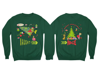"NAUGHTY OR NICE, THE GRINCH" SIGNATURE HOLIDAY DESIGN