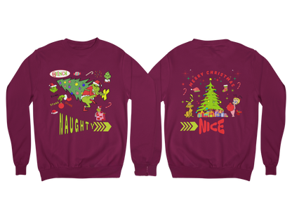 "NAUGHTY OR NICE, THE GRINCH" SIGNATURE HOLIDAY DESIGN
