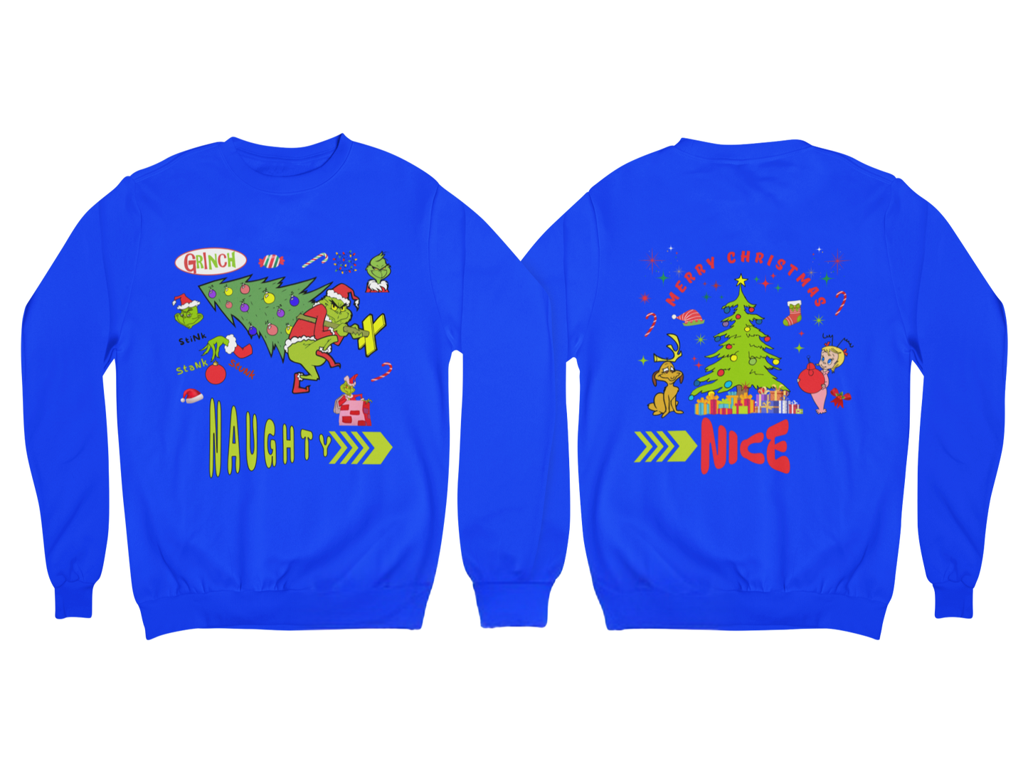 "NAUGHTY OR NICE, THE GRINCH" SIGNATURE HOLIDAY DESIGN