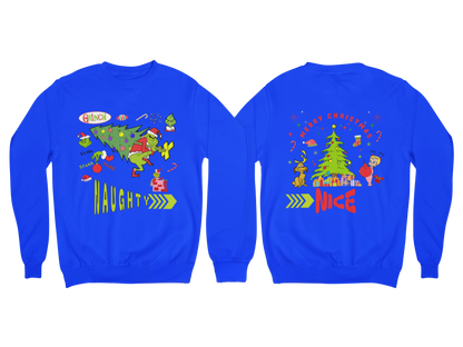 "NAUGHTY OR NICE, THE GRINCH" SIGNATURE HOLIDAY DESIGN