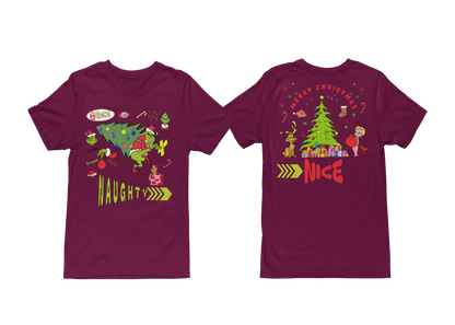 "NAUGHTY OR NICE, THE GRINCH" SIGNATURE HOLIDAY DESIGN
