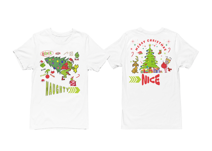 "NAUGHTY OR NICE, THE GRINCH" SIGNATURE HOLIDAY DESIGN