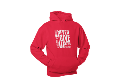 "NEVER GIVE UP" CUSTOM GRAPHIC DESIGN