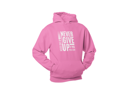 "NEVER GIVE UP" CUSTOM GRAPHIC DESIGN