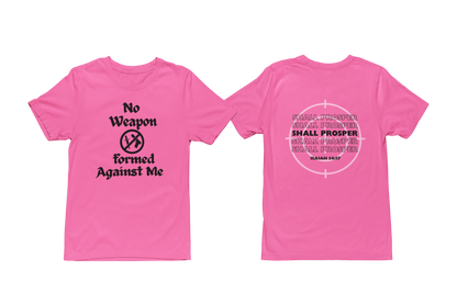 "NO WEAPON WILL PROSPER" SIGNATURE CUSTOM DESIGN (BLACK PRINT)