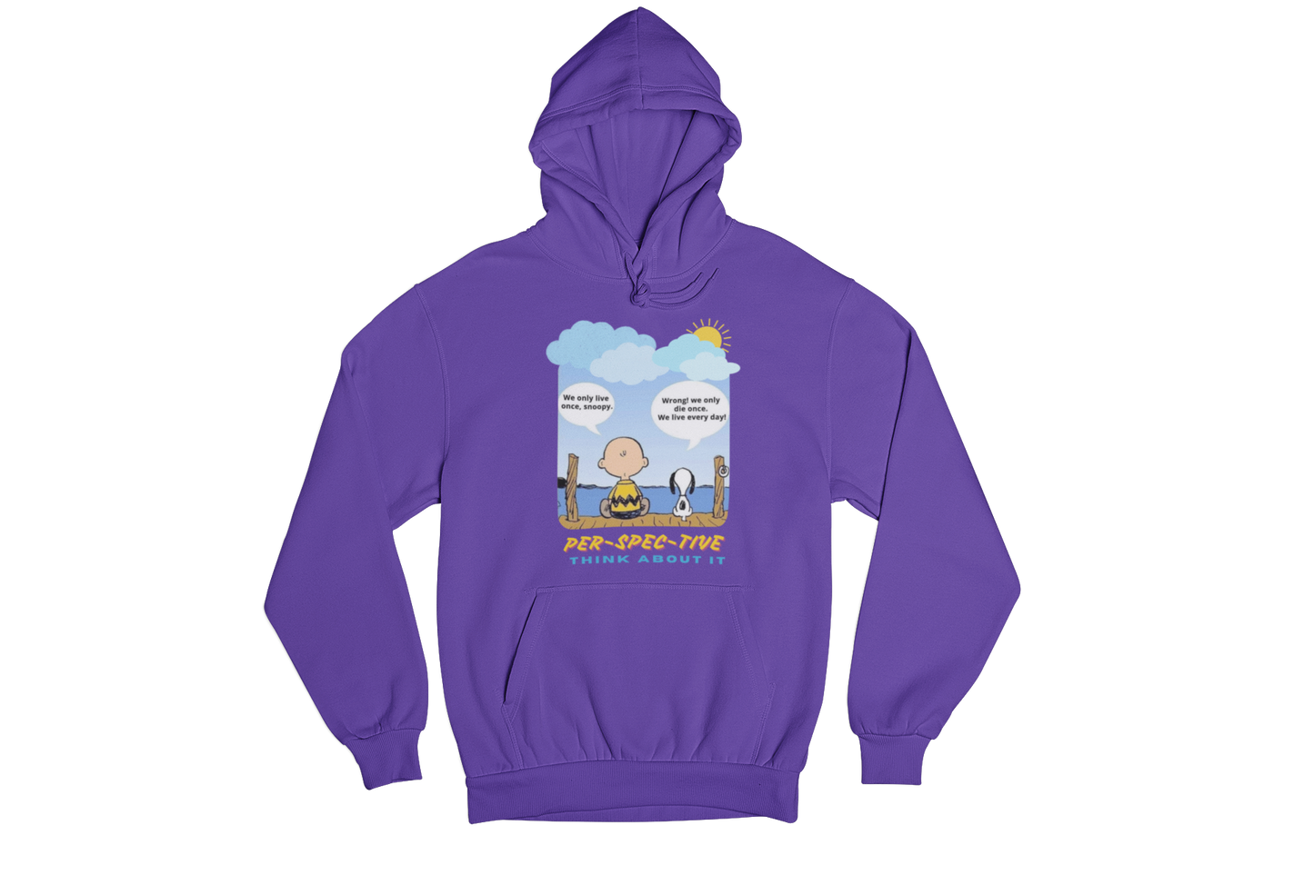 "PER-SPEC-TIVE" CUSTOM GRAPHIC HOODIE