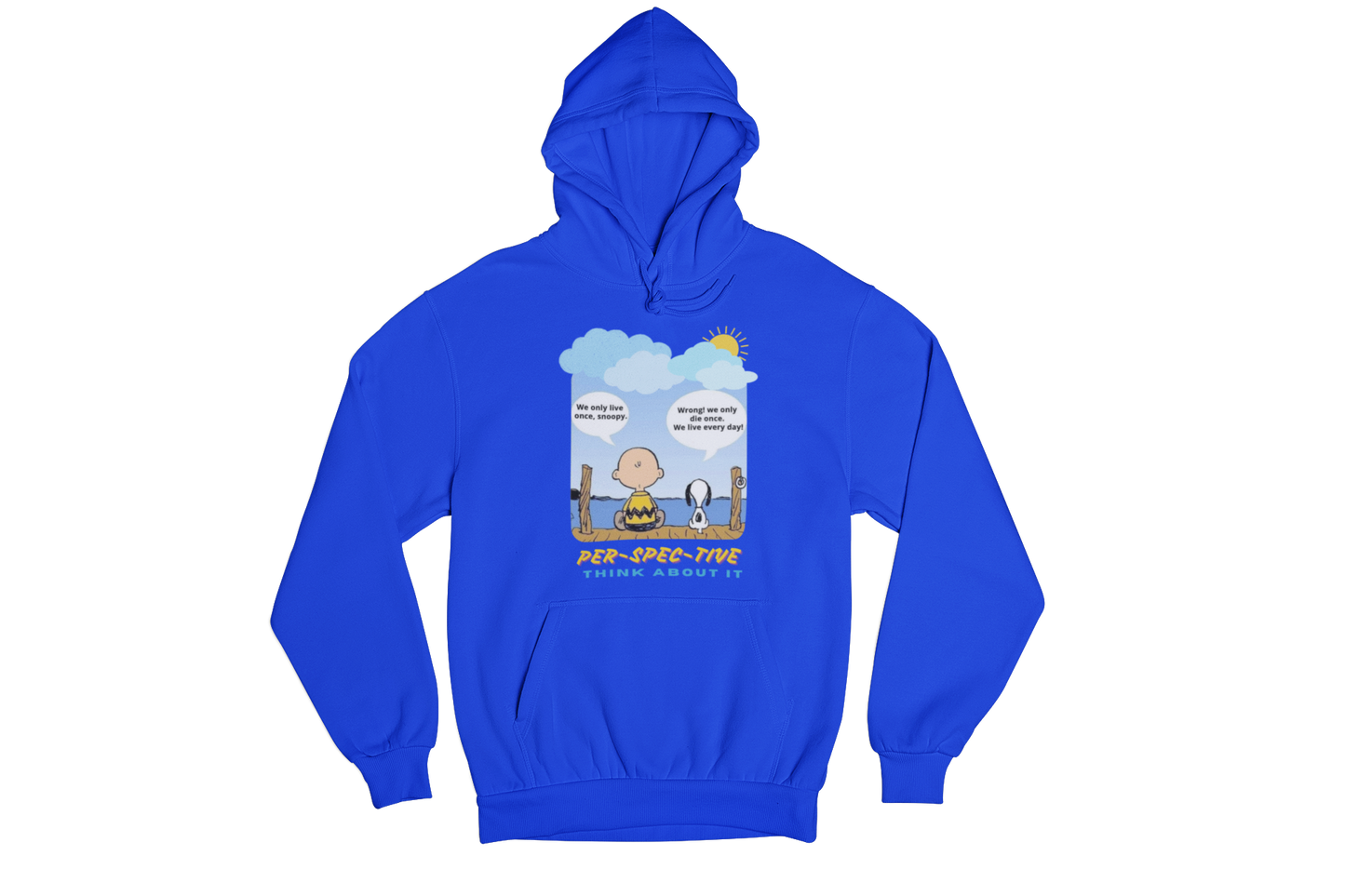 "PER-SPEC-TIVE" CUSTOM GRAPHIC HOODIE