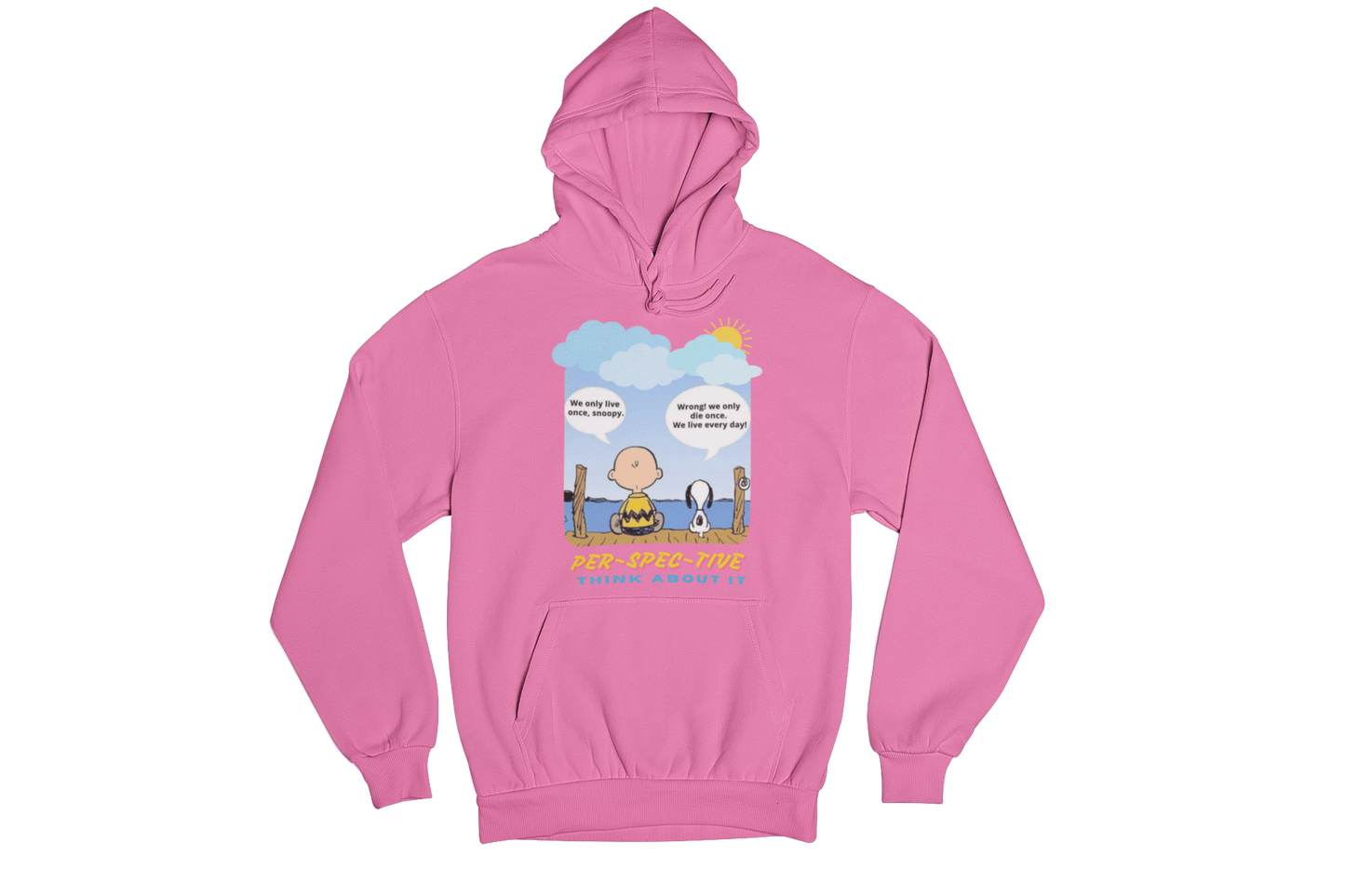 "PER-SPEC-TIVE" CUSTOM GRAPHIC HOODIE