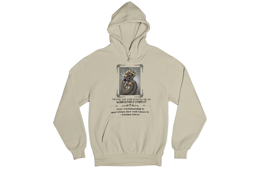 "THANK YOU FOR MAKING ME SO WONDERFULLY COMPLEX" PSALMS 139:14 HOODIE