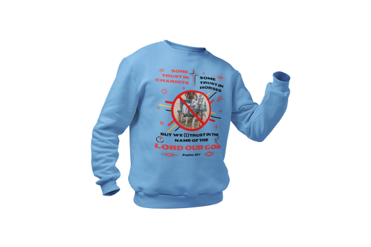 "SOME TRUST IN"  SIGNATURE CUSTOM DESIGN SWEATSHIRT
